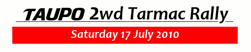2010 Taupo 2wd Tarmac Rally